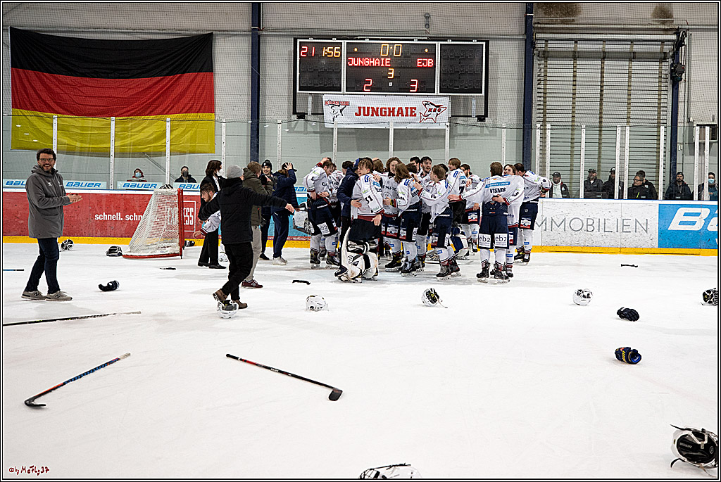 U20-DNL Meisterschaftsfinale;  Koelner Junghaie - Eisbaeren Juniors Berlin; Koeln, 27.03.2022